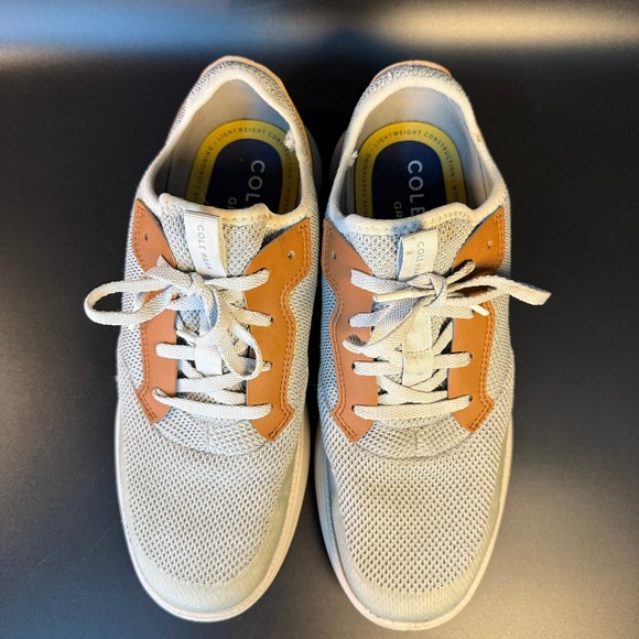 Cole Haan Grand Lightweight Gray Knit Sneakers Mens Size 10.5M - Picture 3 of 7